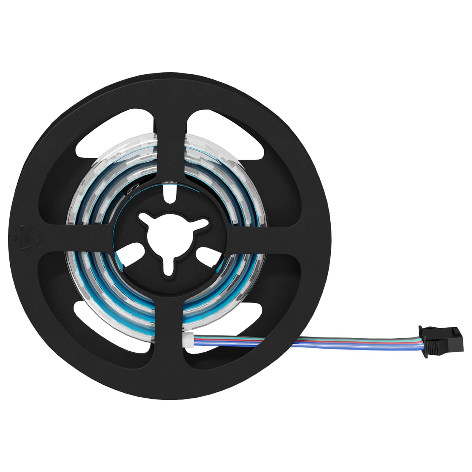 LED traka 2 pcs Crna i prozirna 550 mm Bakar i plastika