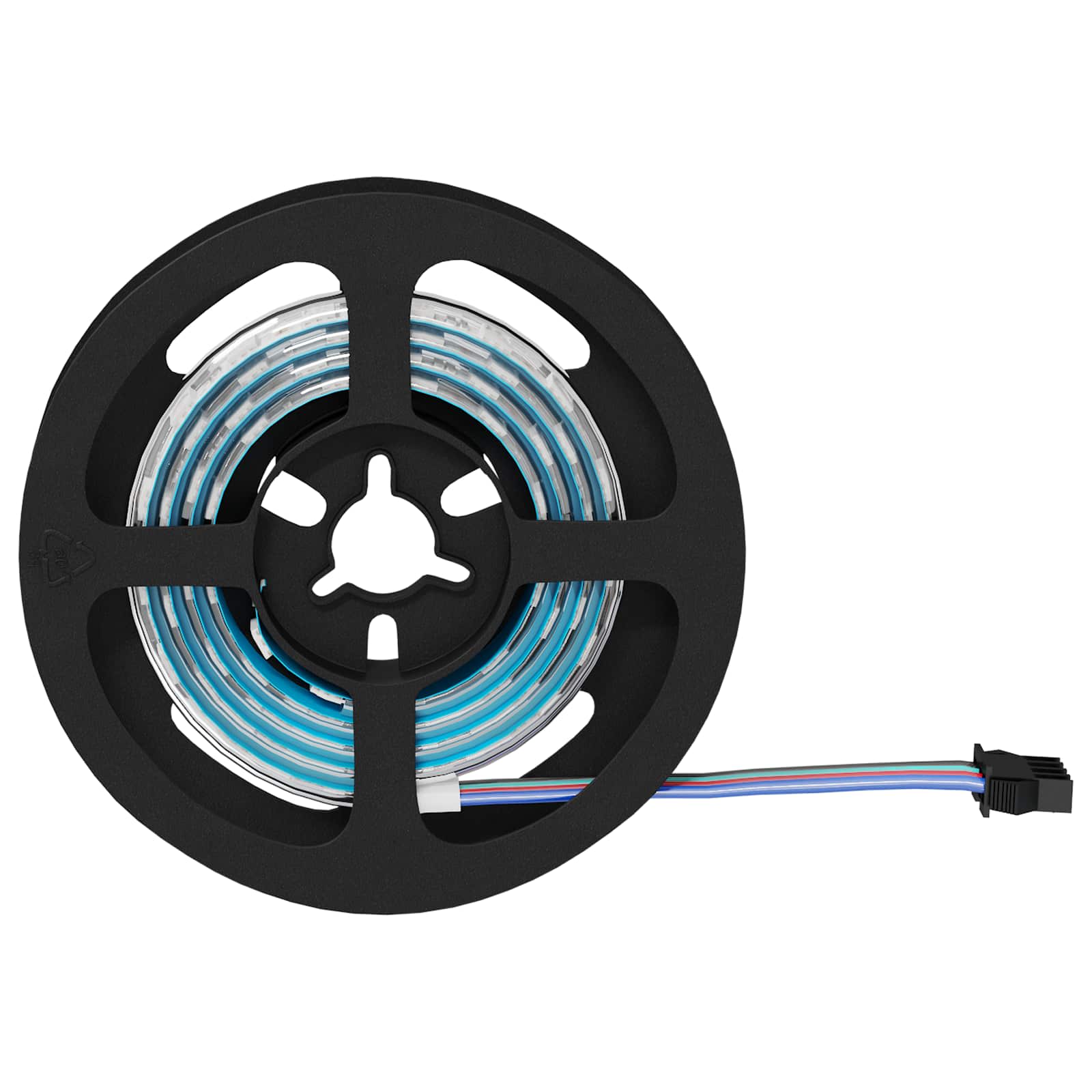 LED traka 12 pcs Crna i prozirna 750 mm Bakar i plastika
