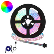 LED traka 12 pcs Crna i prozirna 900 mm Bakar i plastika