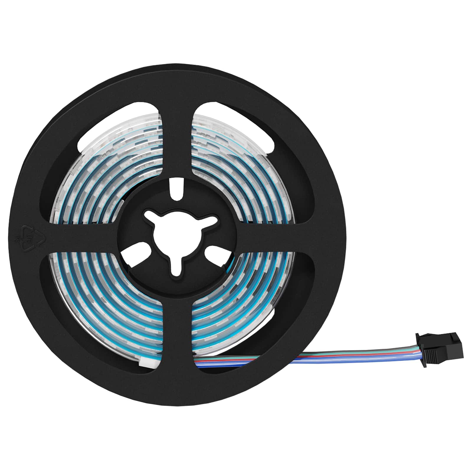 LED traka 2 pcs Crna i prozirna 1300 mm Bakar i plastika
