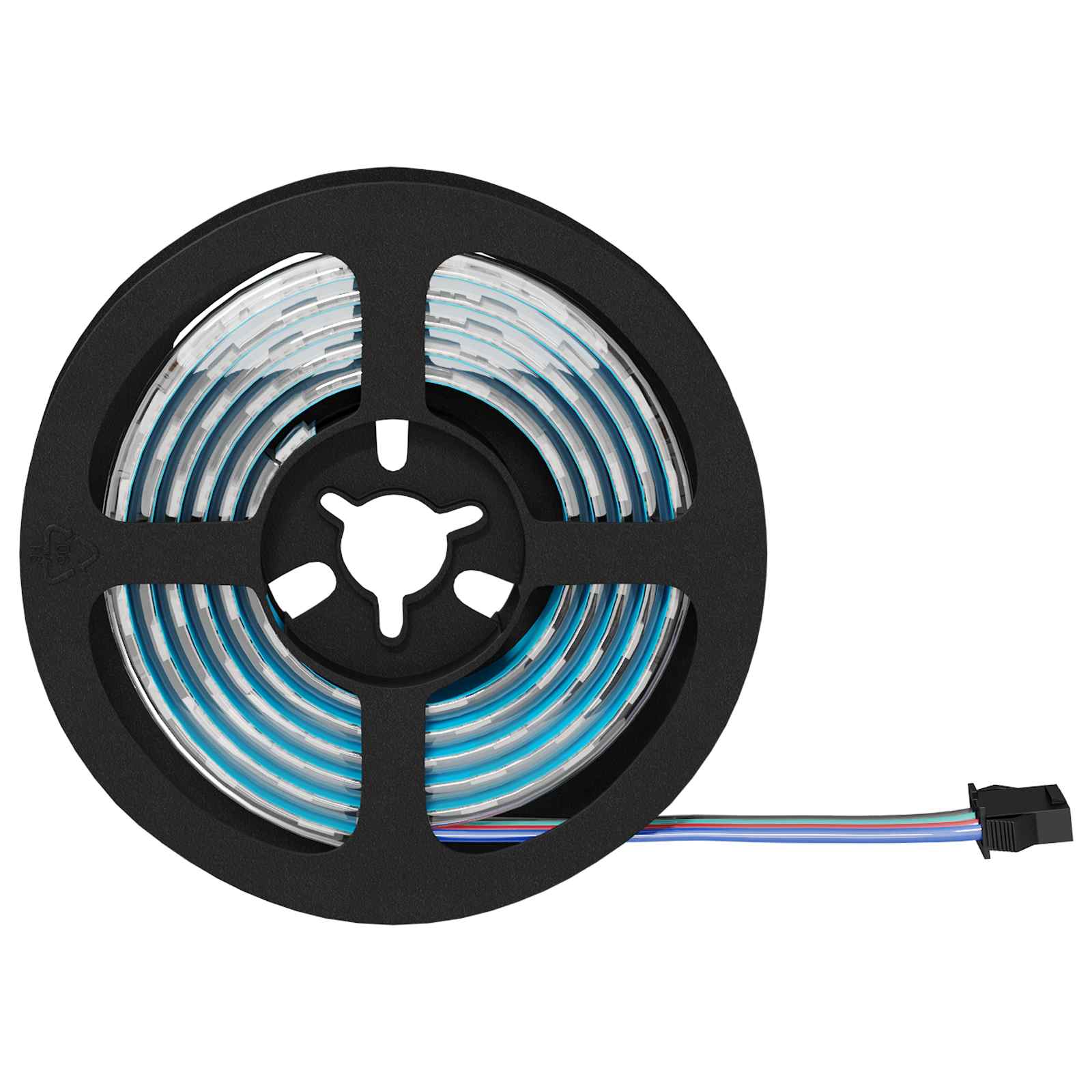 LED traka 2 pcs Crna i prozirna 950 mm Bakar i plastika