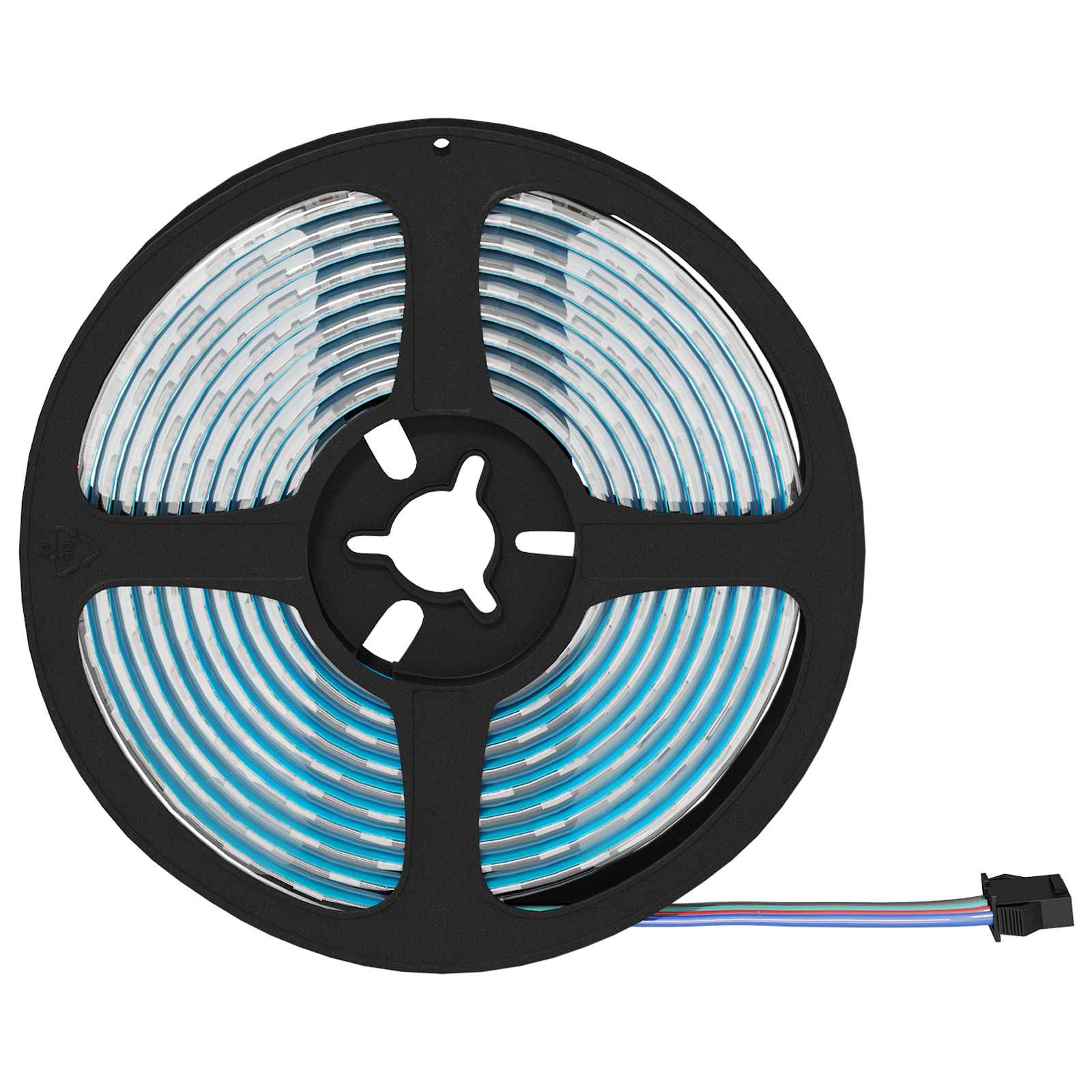 LED traka 12 pcs Crna i prozirna 2300 mm Bakar i plastika