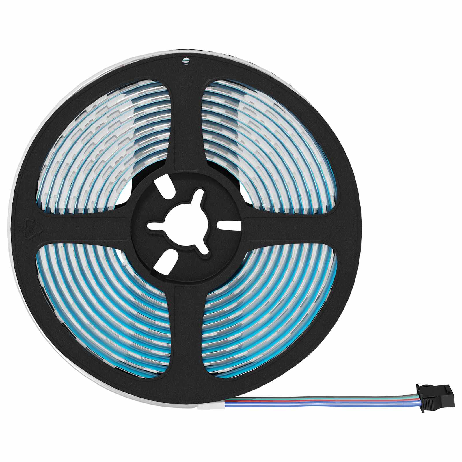 LED traka 12 pcs Crna i prozirna 4000 mm Bakar i plastika
