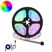 LED traka 2 pcs Crna i prozirna 4700 mm Bakar i plastika