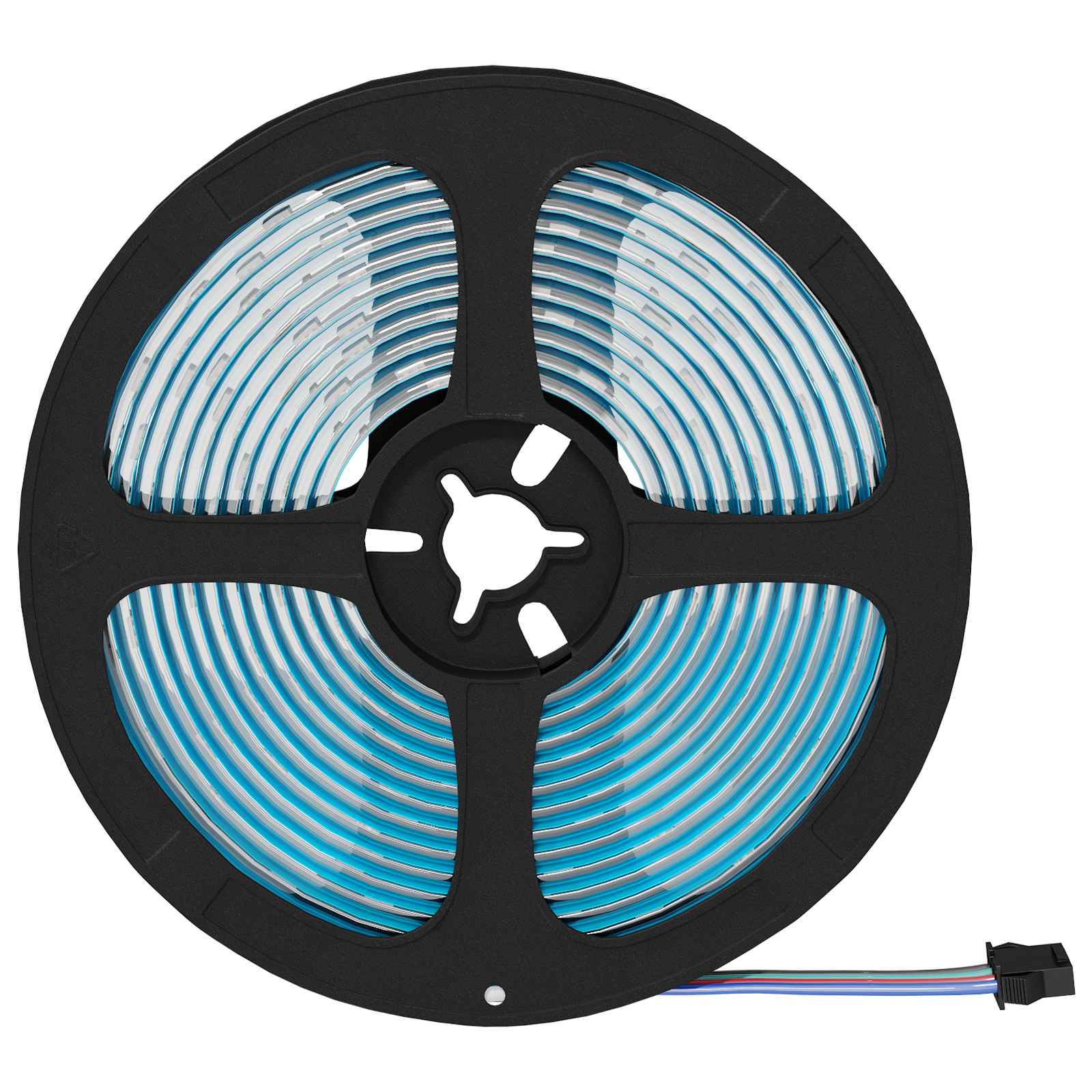 LED traka 2 pcs Crna i prozirna 4700 mm Bakar i plastika