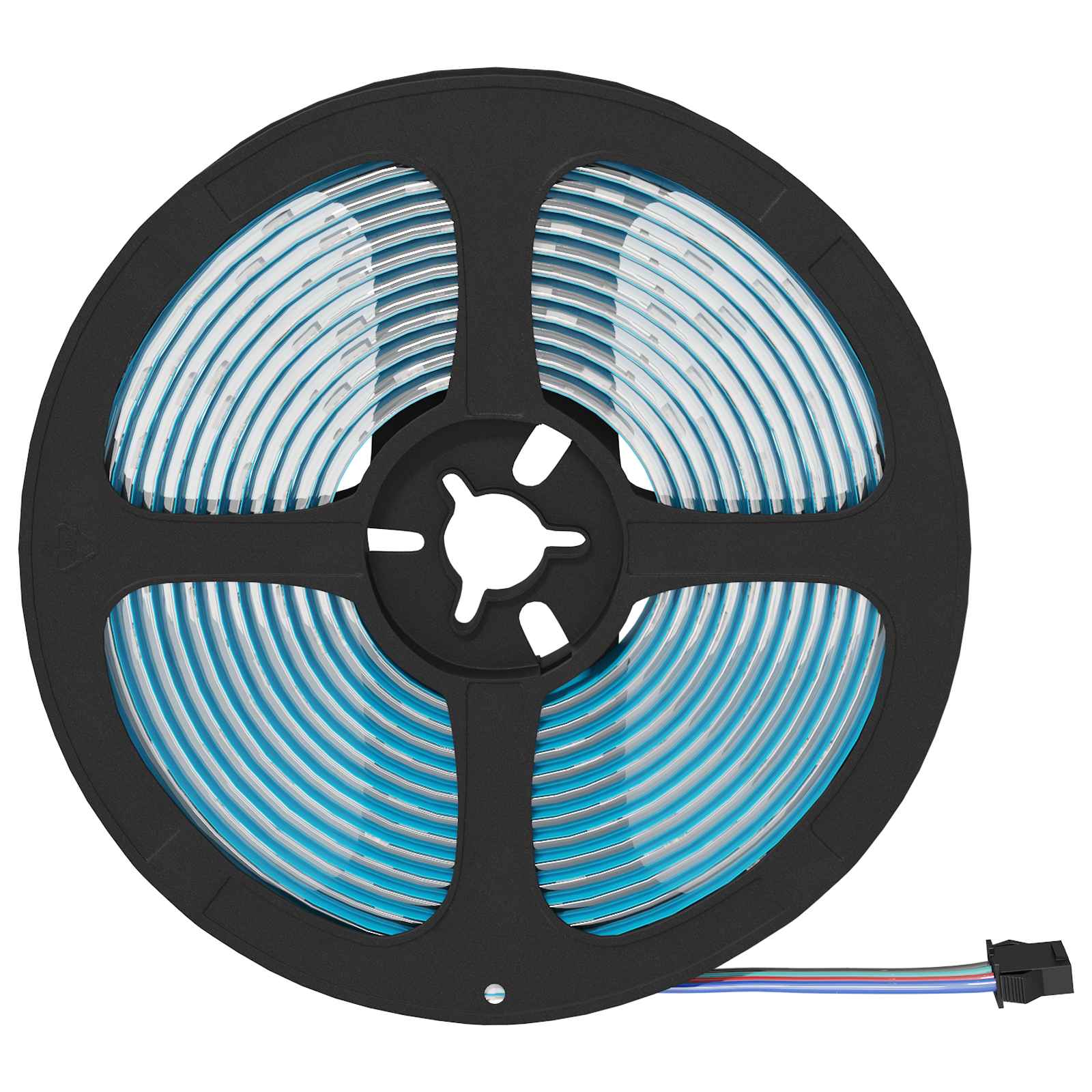 LED traka 2 pcs Crna i prozirna 5100 mm Bakar i plastika