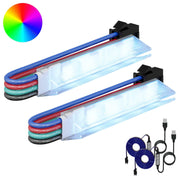 LED traka 2 pcs Crna i bijela 1745 mm Bakar i plastika