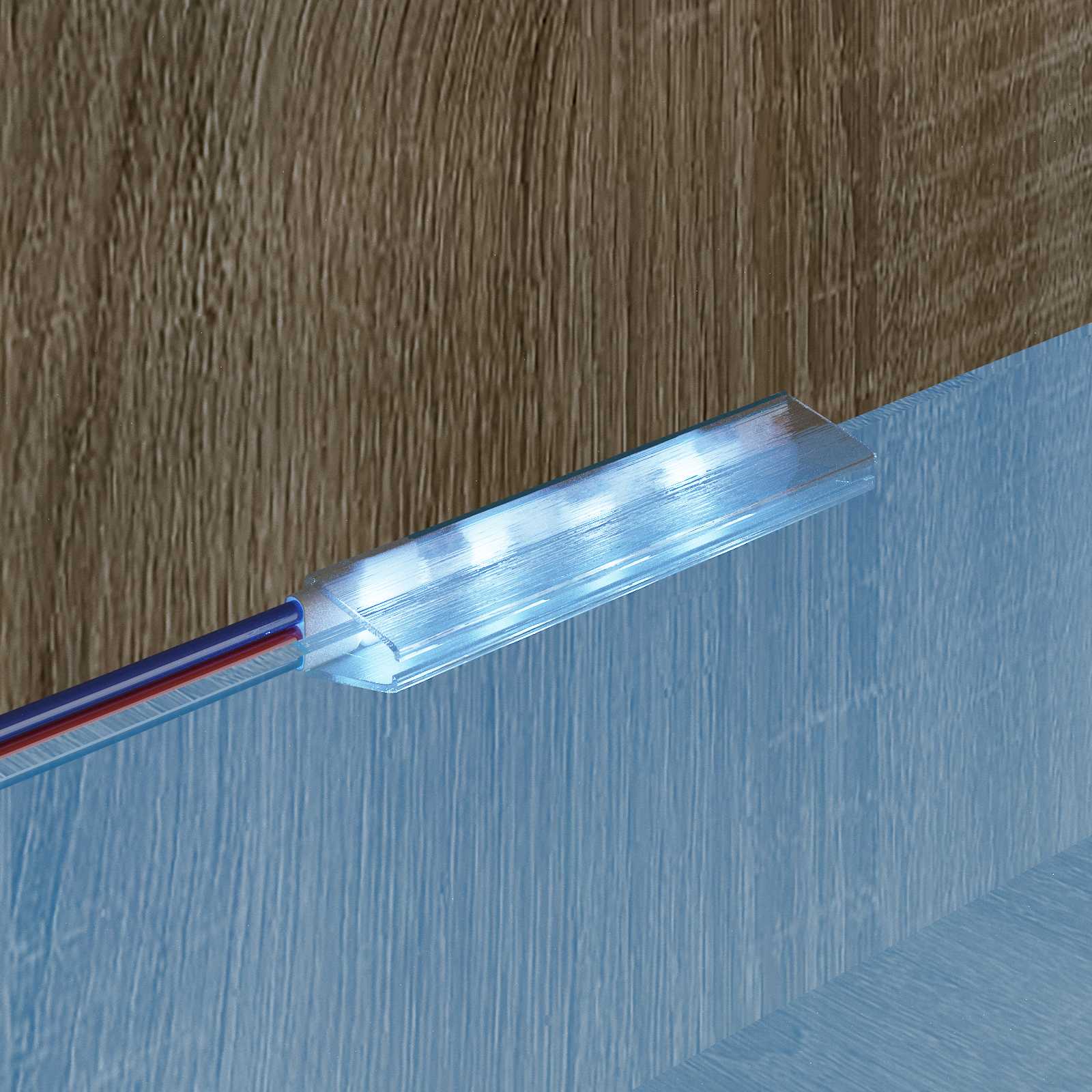 LED traka 2 pcs Crna i bijela 1745 mm Bakar i plastika