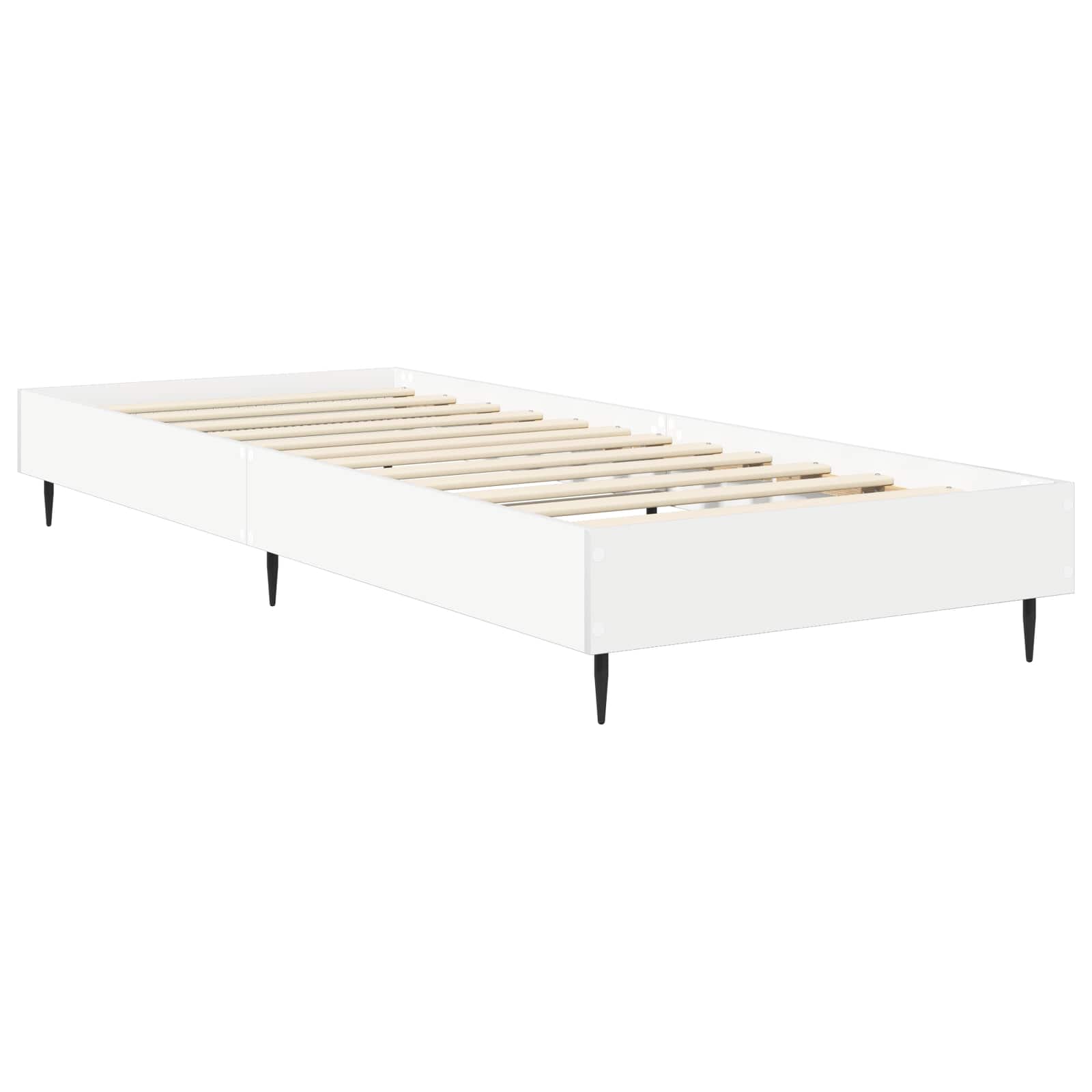 Krevetna konstrukcija Bijela 80 x 200 cm Konstruirano drvo