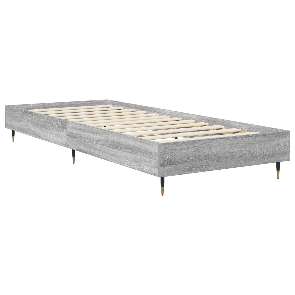 Krevetna konstrukcija Siva Sonoma 80 x 200 cm Konstruirano drvo