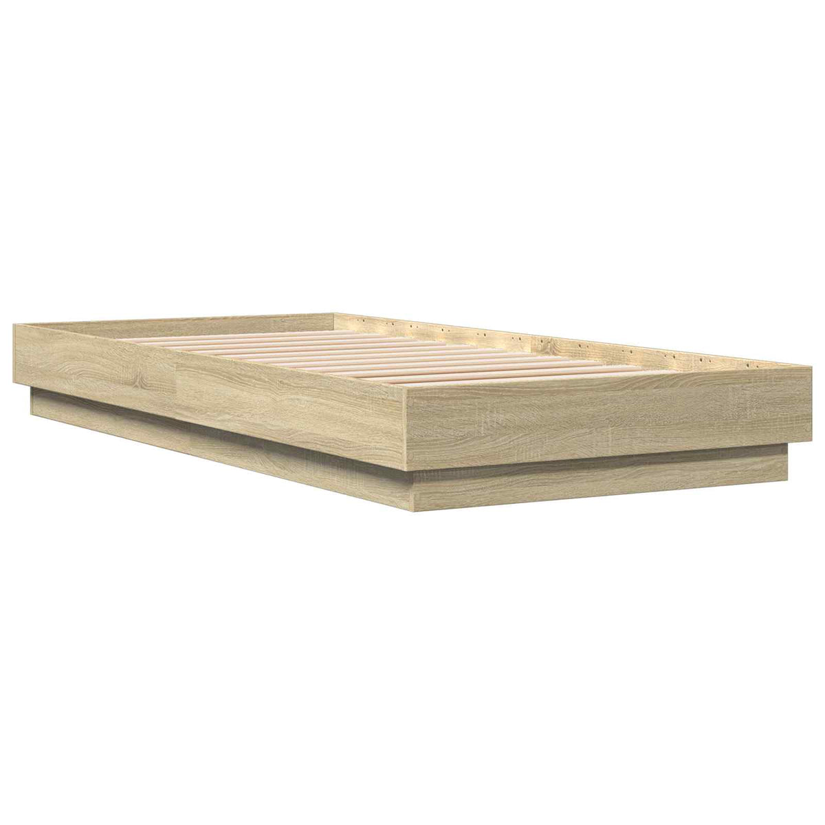Okvir kreveta za pod Hrast sonoma 80 x 200 cm Konstruirano drvo