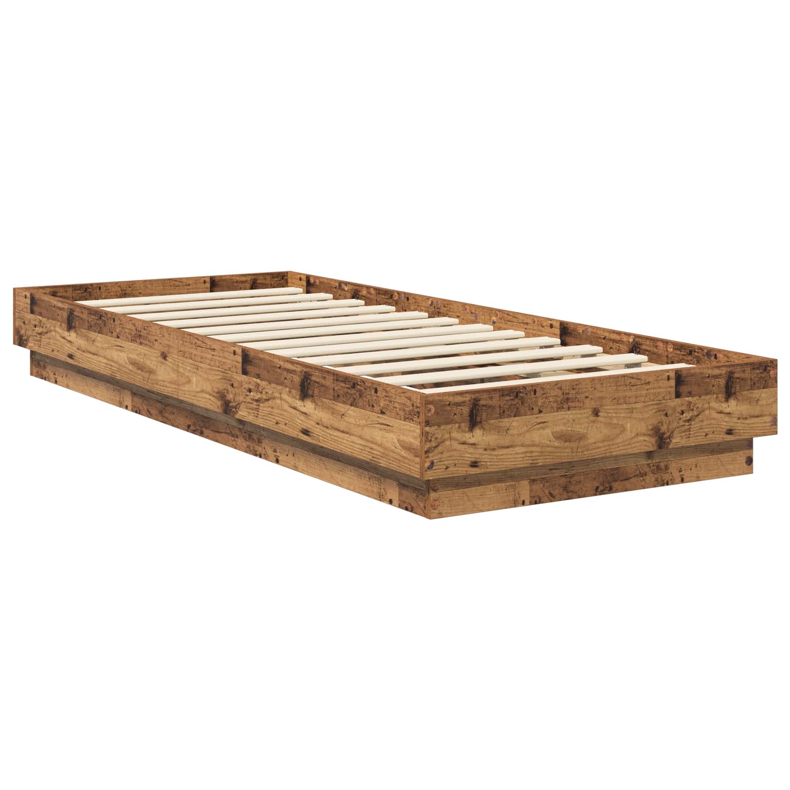 Okvir kreveta za pod Staro drvo 80 x 200 cm Konstruirano drvo