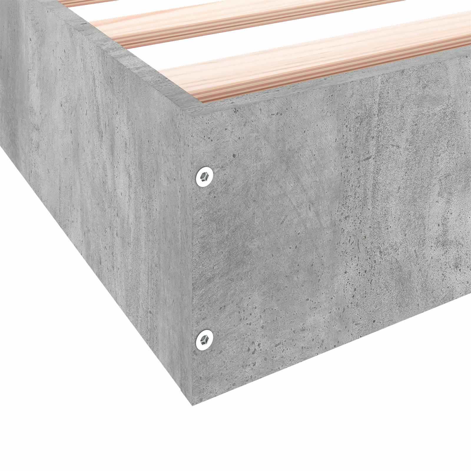 Okvir kreveta za pod Betonska siva 80 x 200 cm