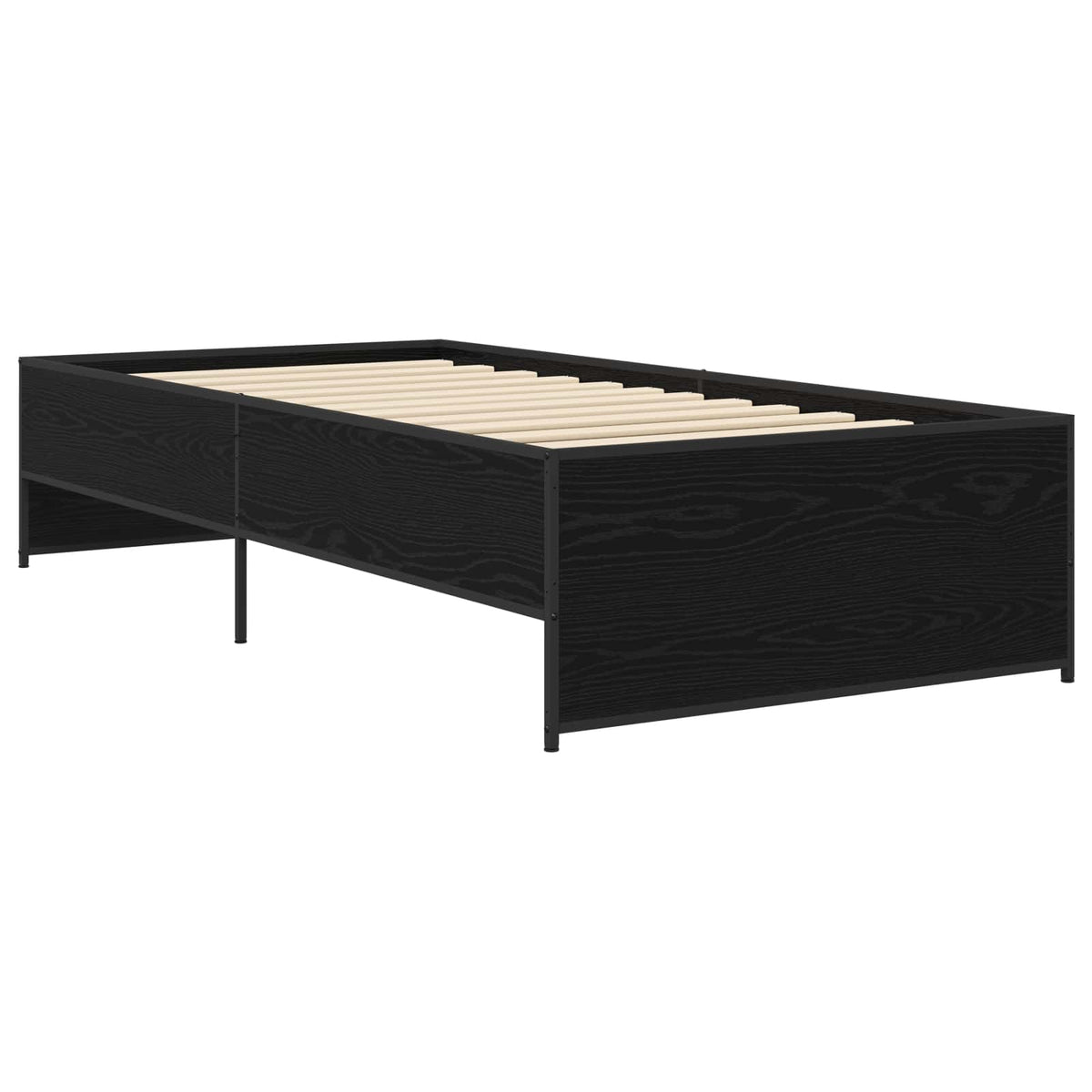Krevetna konstrukcija Crni hrast 80 x 200 cm Konstruirano drvo