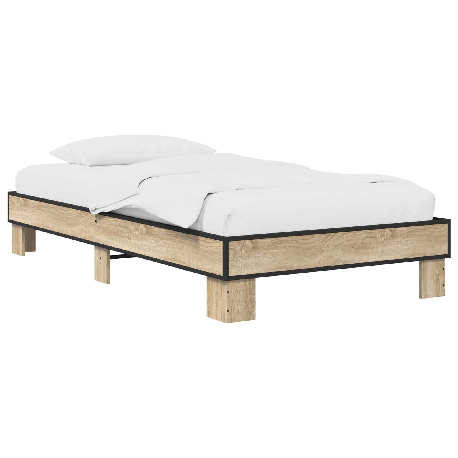 Krevetna konstrukcija Hrast sonoma 80 x 200 cm