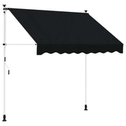 Ručno sklopiva tenda Crna 300 cm