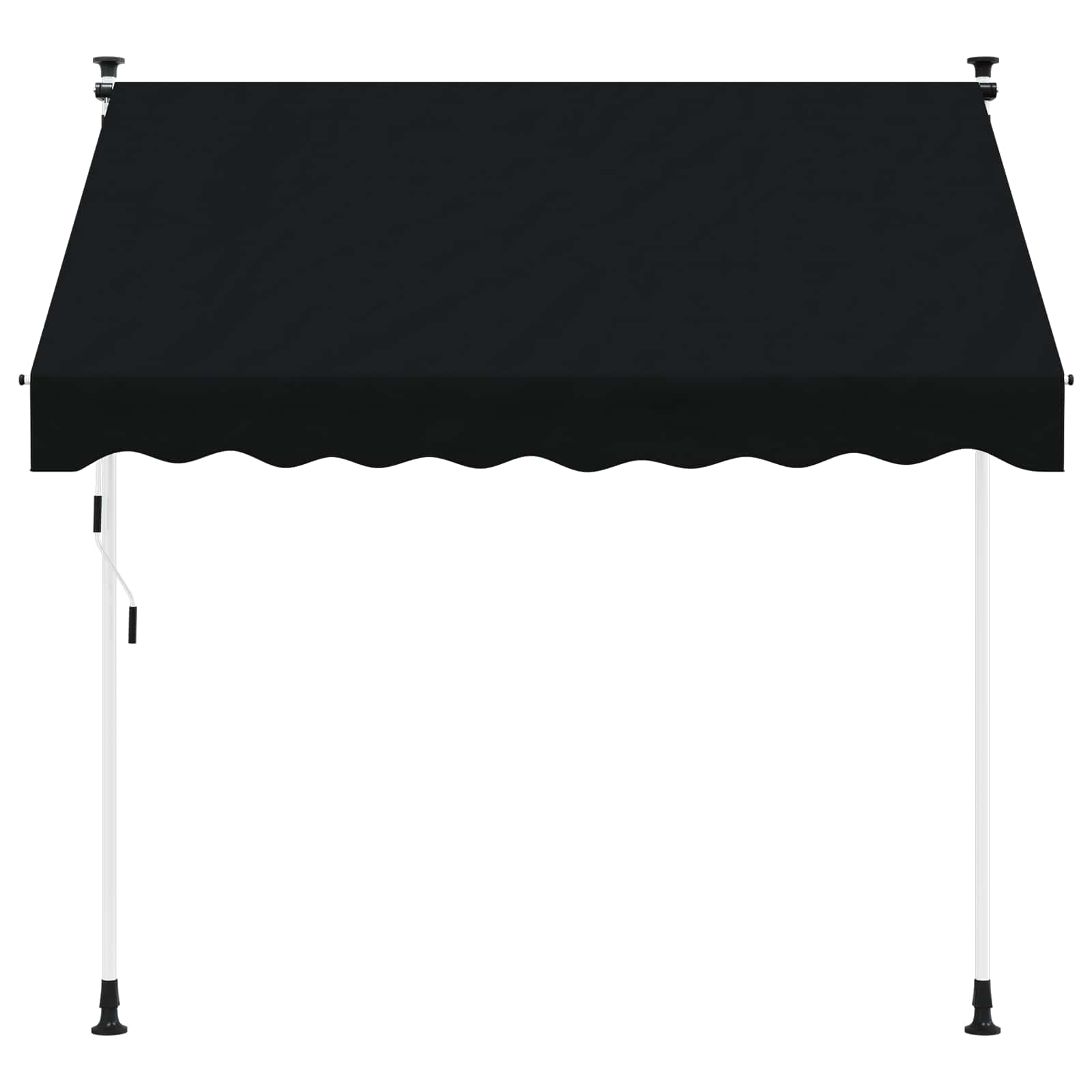 Ručno sklopiva tenda Crna 300 cm