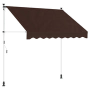 Ručno sklopiva tenda Smeđa 150 cm