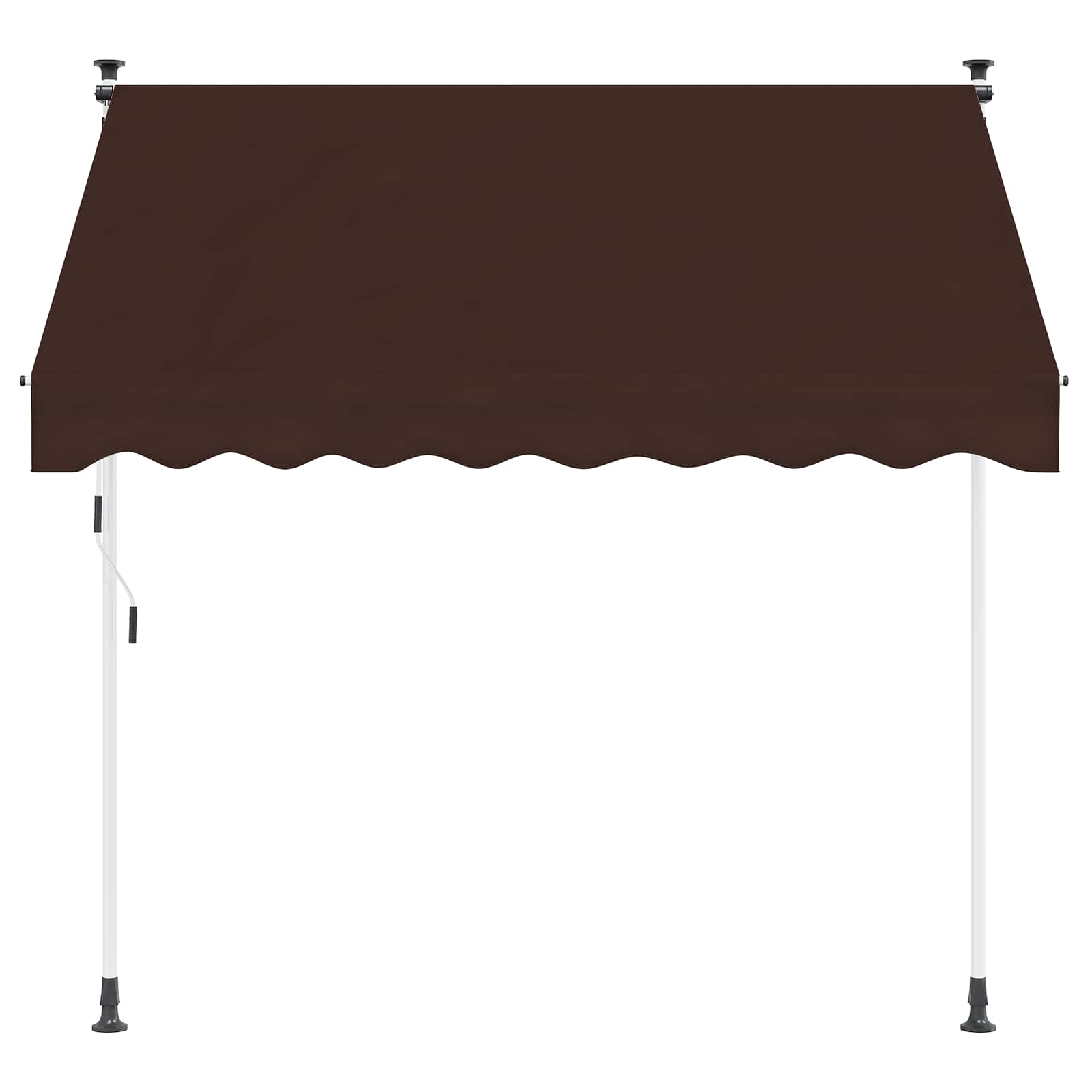 Ručno sklopiva tenda Smeđa 150 cm