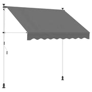 Ručno sklopiva tenda Svjetlosiva 250 cm