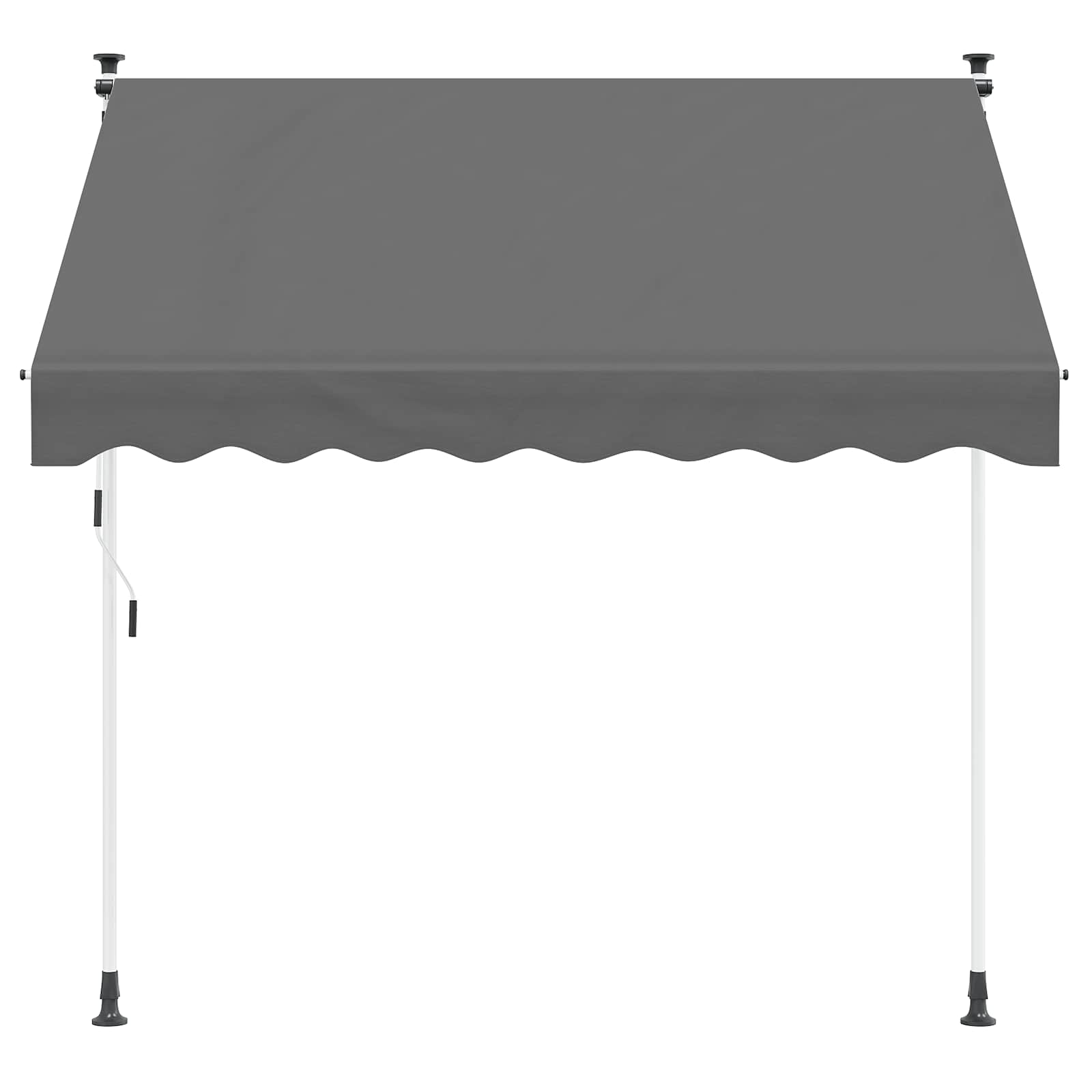 Ručno sklopiva tenda Svjetlosiva 250 cm
