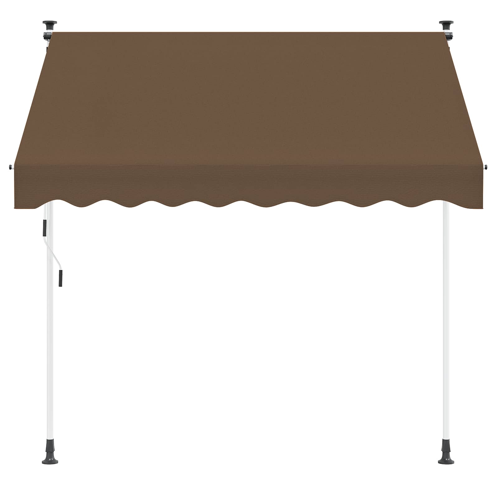 Ručno sklopiva tenda Sivosmeđa 100 cm
