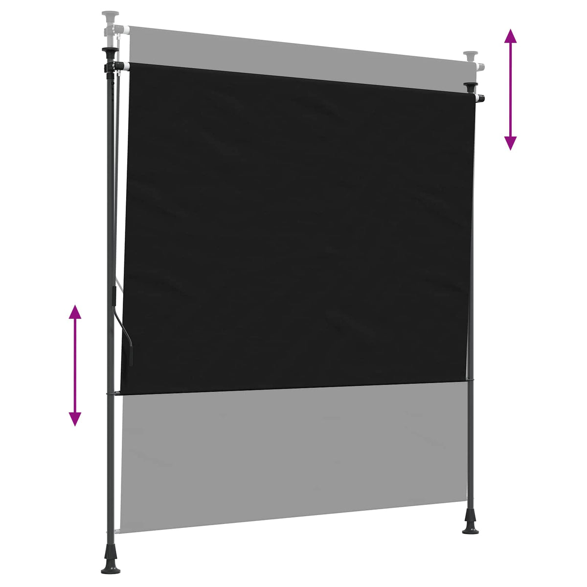 Vanjska Roleta Crna 200 x 270 cm