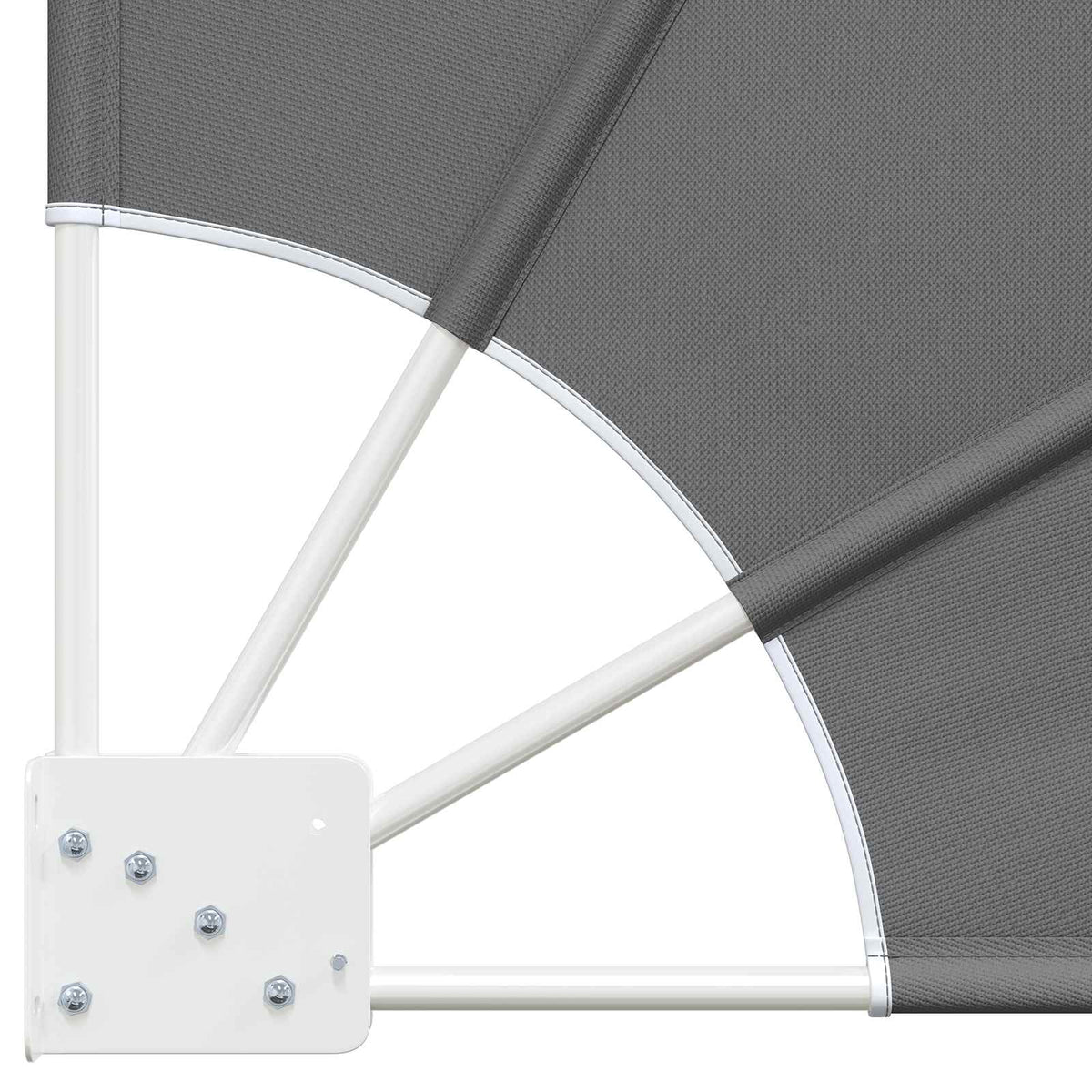 Zaslon za privatnost na balkonu 140 x 140 cm Poliester