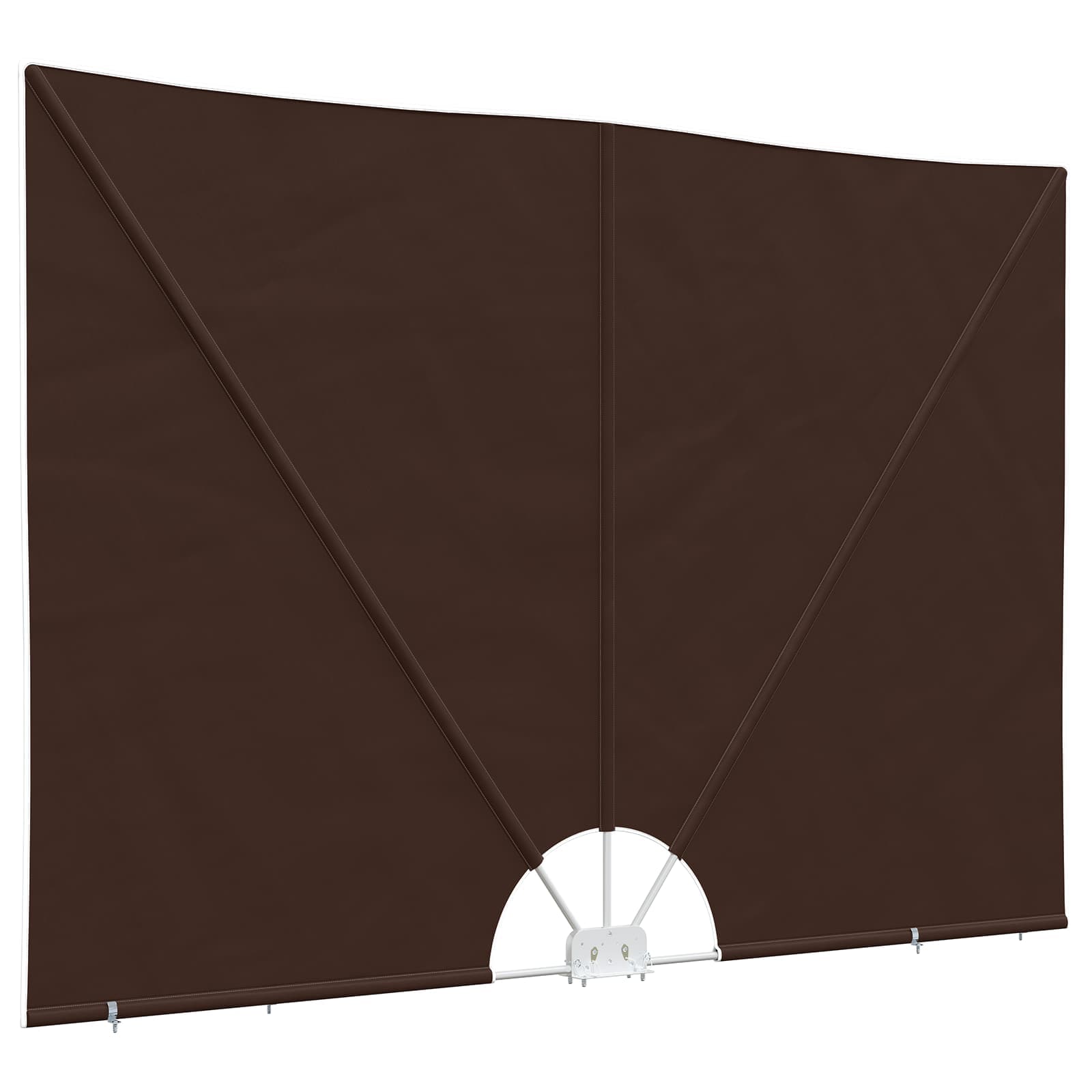 Zaslon za privatnost na balkonu 240 x 160 cm Poliester