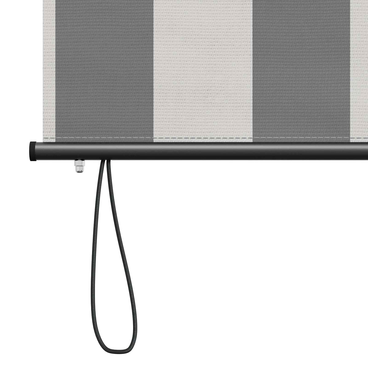 Rolo zavjesa Antracit i bijelo 60 x 250 cm Tkanina i aluminij