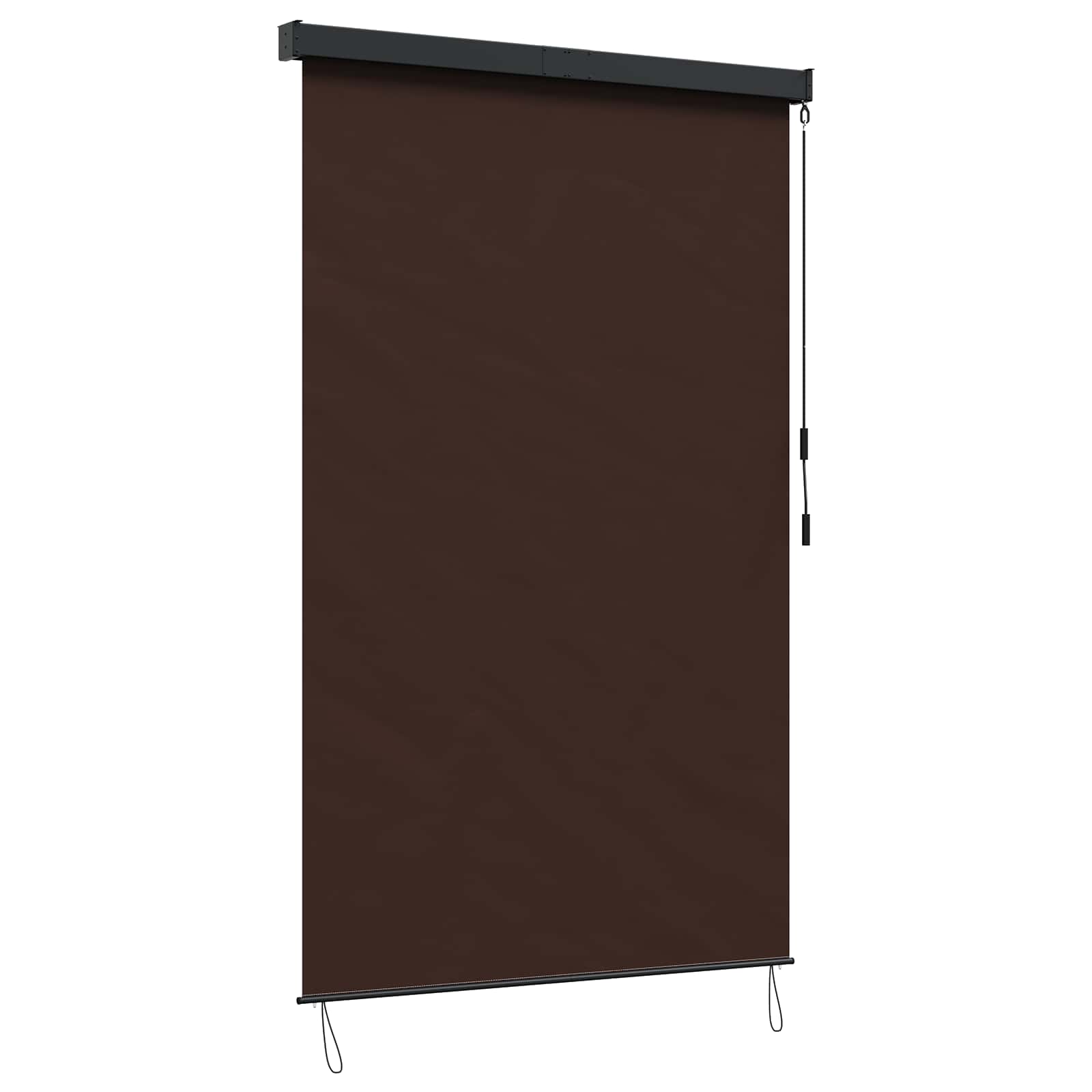 Rolo zavjesa Smeđa 80 x 250 cm Tkanina i aluminij