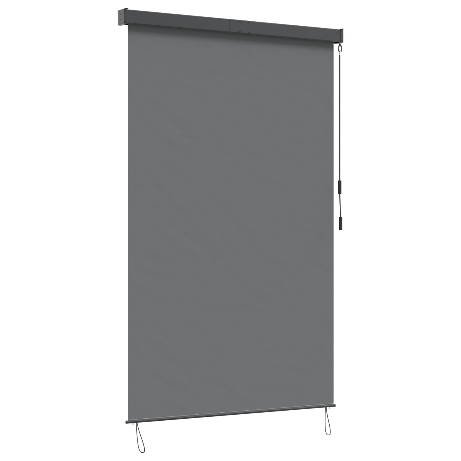Rolo zavjesa Svjetlosiva 80 x 250 cm Tkanina i aluminij