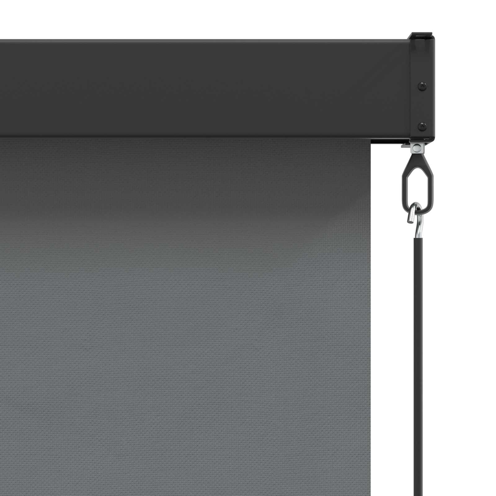 Rolo zavjesa Svjetlosiva 160 x 250 cm Tkanina i aluminij