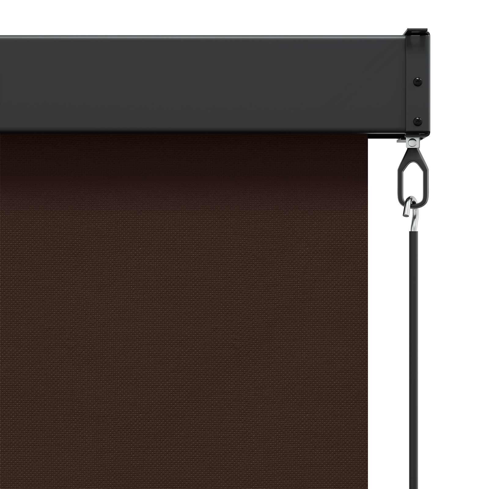 Rolo zavjesa Smeđa 180 x 250 cm Tkanina i aluminij