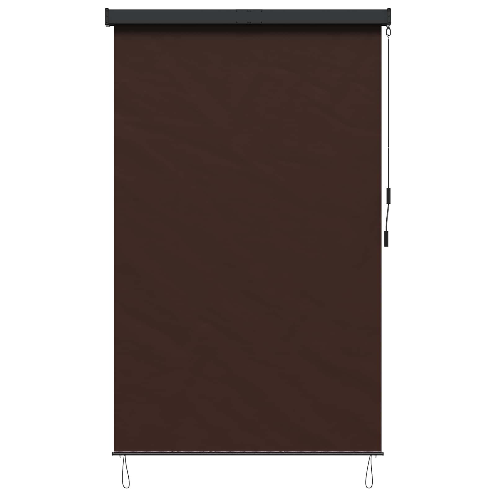 Rolo zavjesa Smeđa 180 x 250 cm Tkanina i aluminij