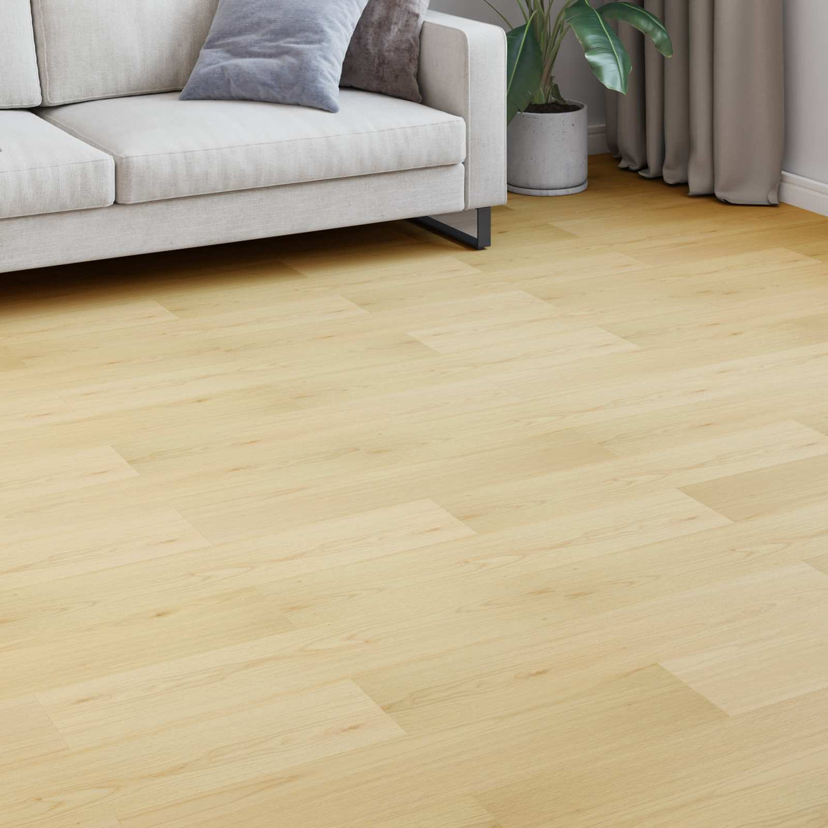Laminatna podnica 5 pcs Mekani bež 101 x 20 x 0,8 cm