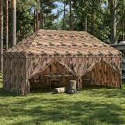Pop-up Paviljon s 4 Zidova 3 x 6 m Šumski kamuflažni