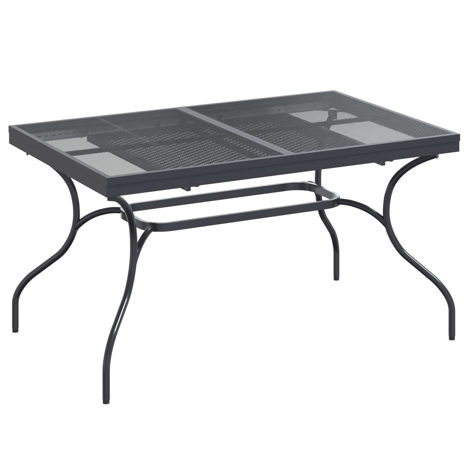 Vrtni set za objed 7 pcs Antracit 212 x 90 x 76 cm