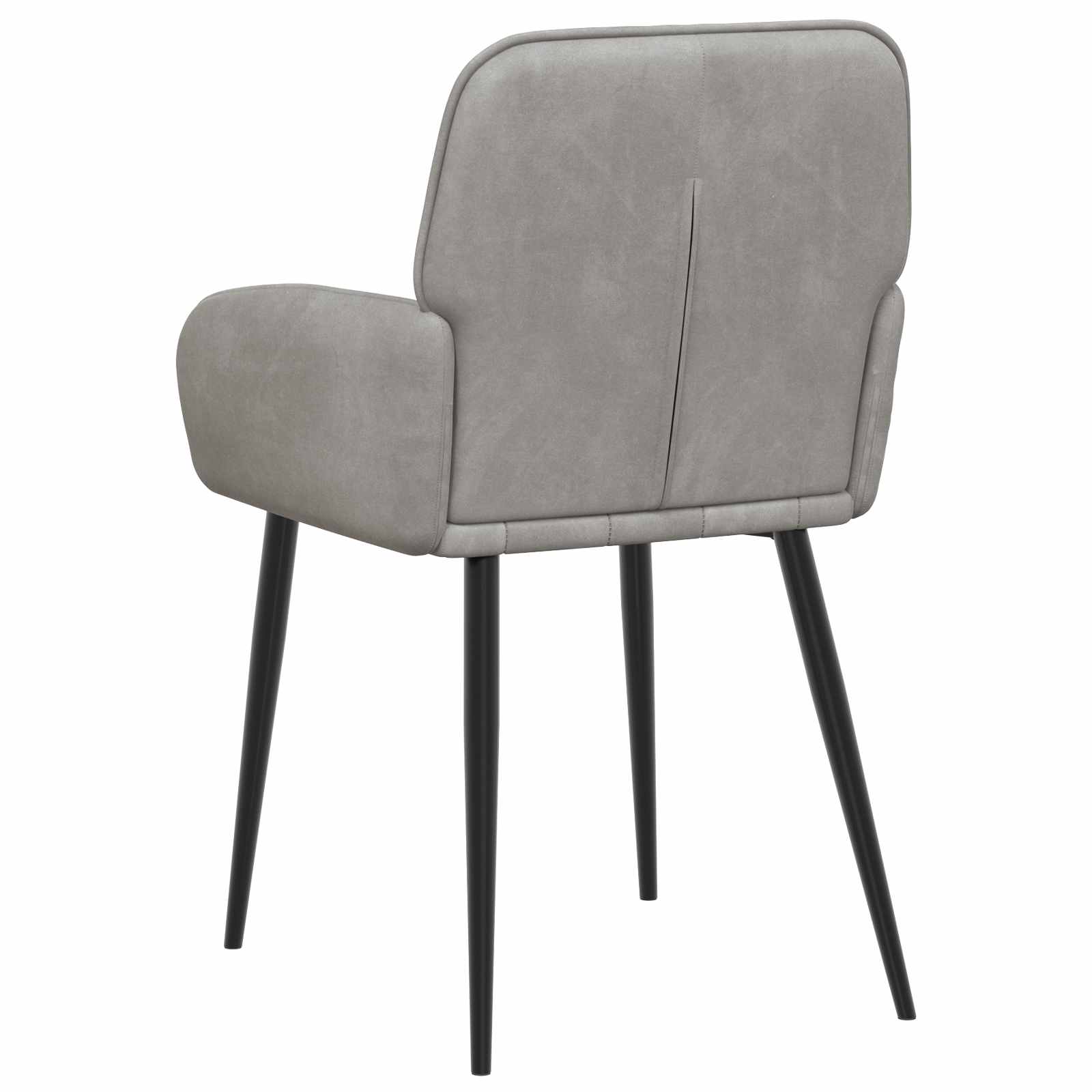 Trpezarijske stolice 2 pcs Baršun Svjetlosiva 57 x 50 x 85 cm