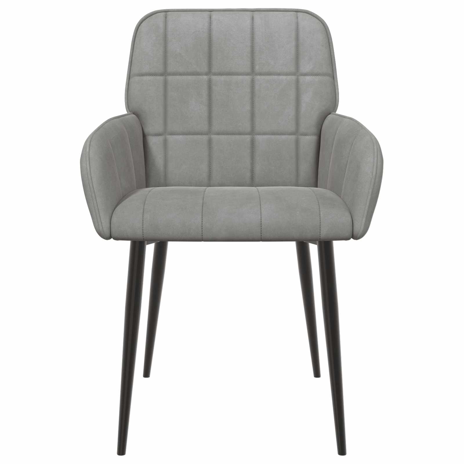 Trpezarijske stolice 2 pcs Baršun Svjetlosiva 57 x 50 x 85 cm