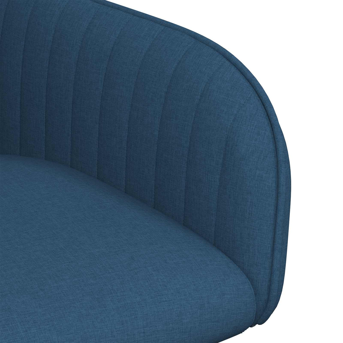Trpezarijske stolice 2 pcs Tkanina Plava 56,5 x 50 x 87,5 cm