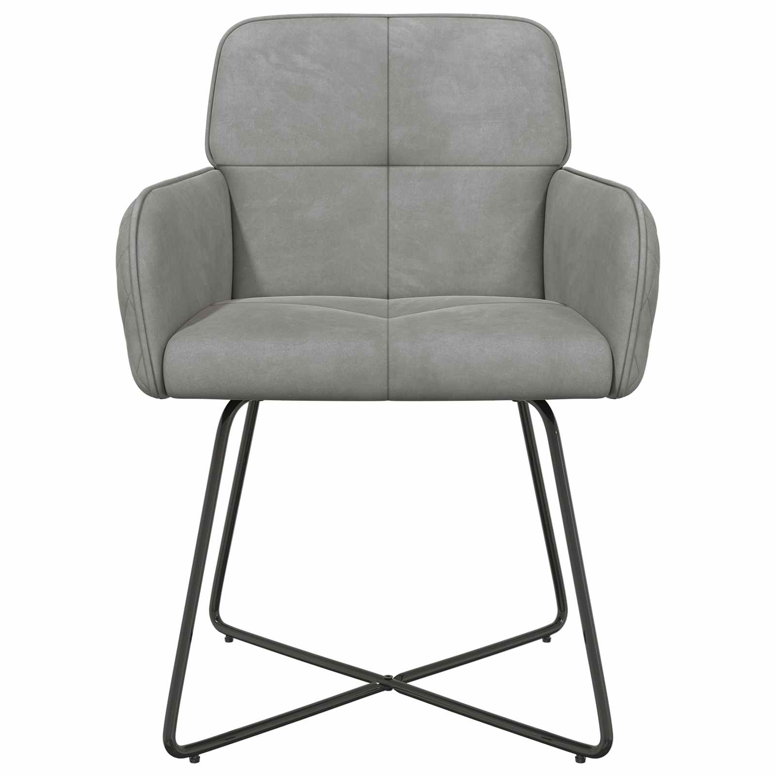 Trpezarijske stolice 2 pcs Baršun Svjetlosiva 59 x 56,5 x 86 cm