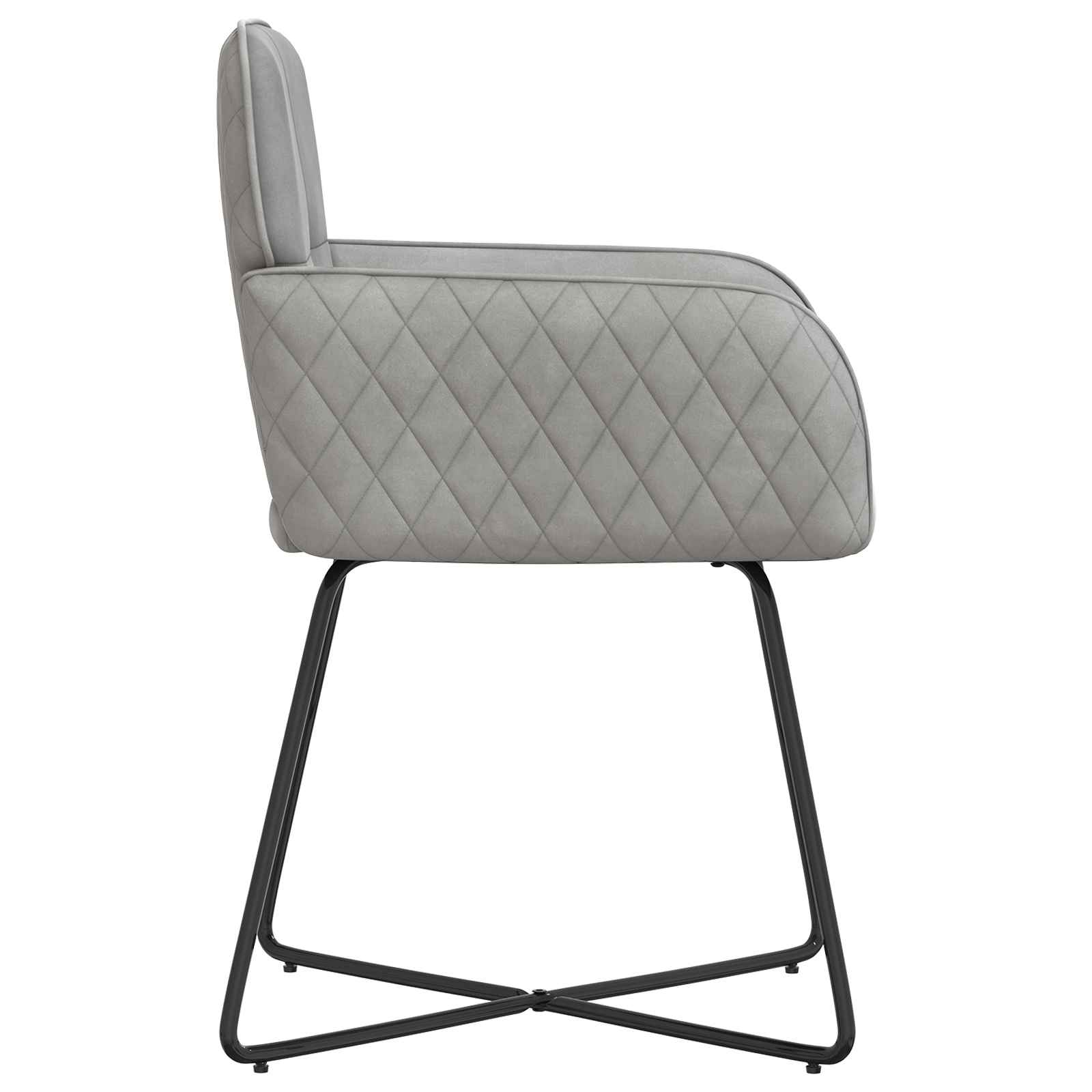 Trpezarijske stolice 2 pcs Baršun Svjetlosiva 59 x 56,5 x 86 cm