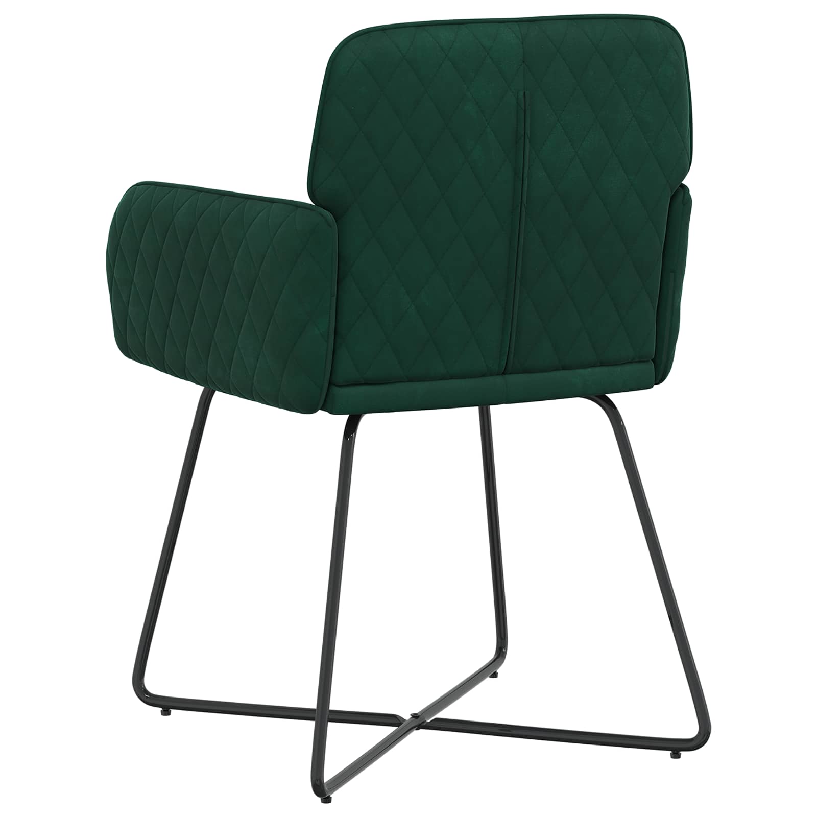 Trpezarijske stolice 2 pcs Baršun Tamnozelena 59 x 56,5 x 86 cm