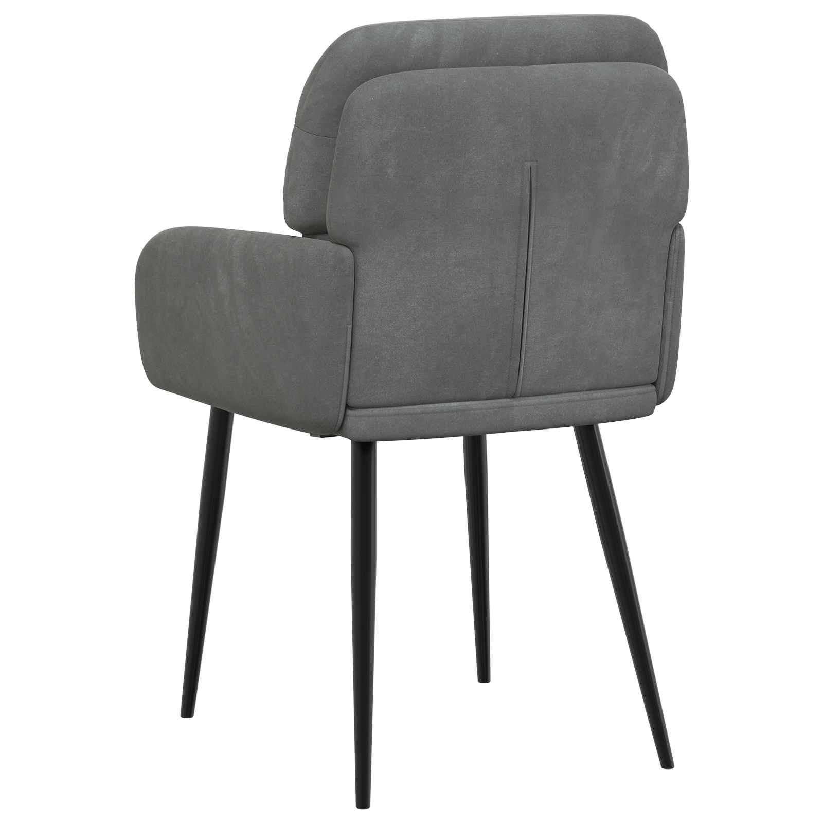Trpezarijske stolice 2 pcs Baršun Tamnosiva 59 x 59,5 x 90 cm
