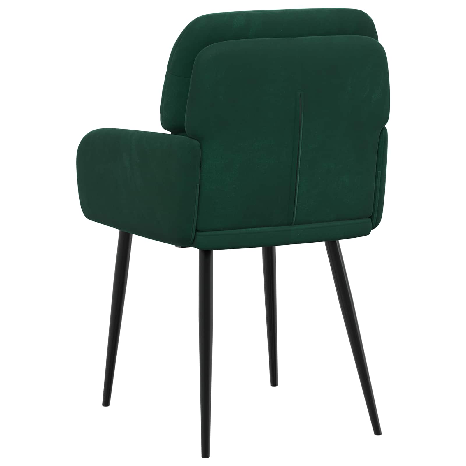 Trpezarijske stolice 2 pcs Baršun Tamnozelena 59 x 59,5 x 90 cm