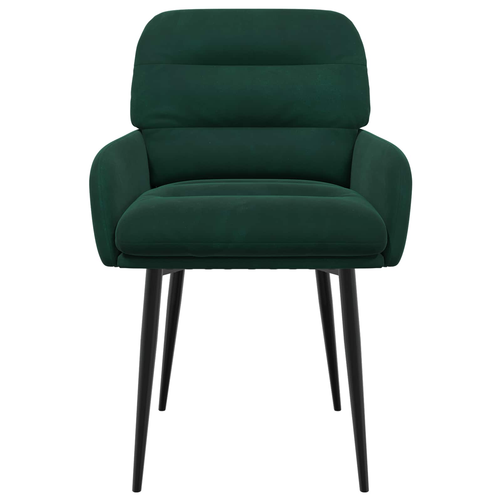 Trpezarijske stolice 2 pcs Baršun Tamnozelena 59 x 59,5 x 90 cm