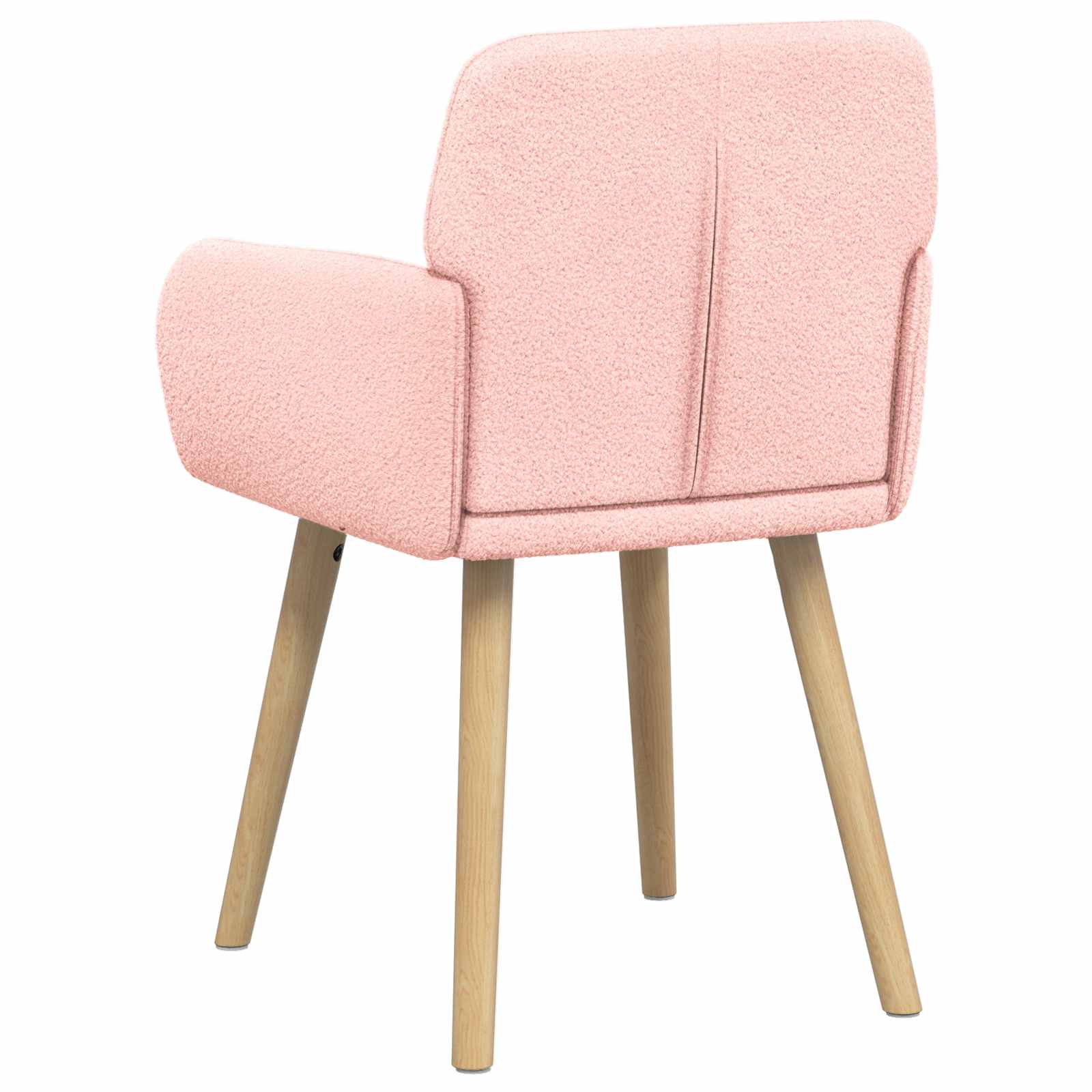Trpezarijske stolice 2 pcs Bouclé Ružičasta 59 x 57 x 85 cm