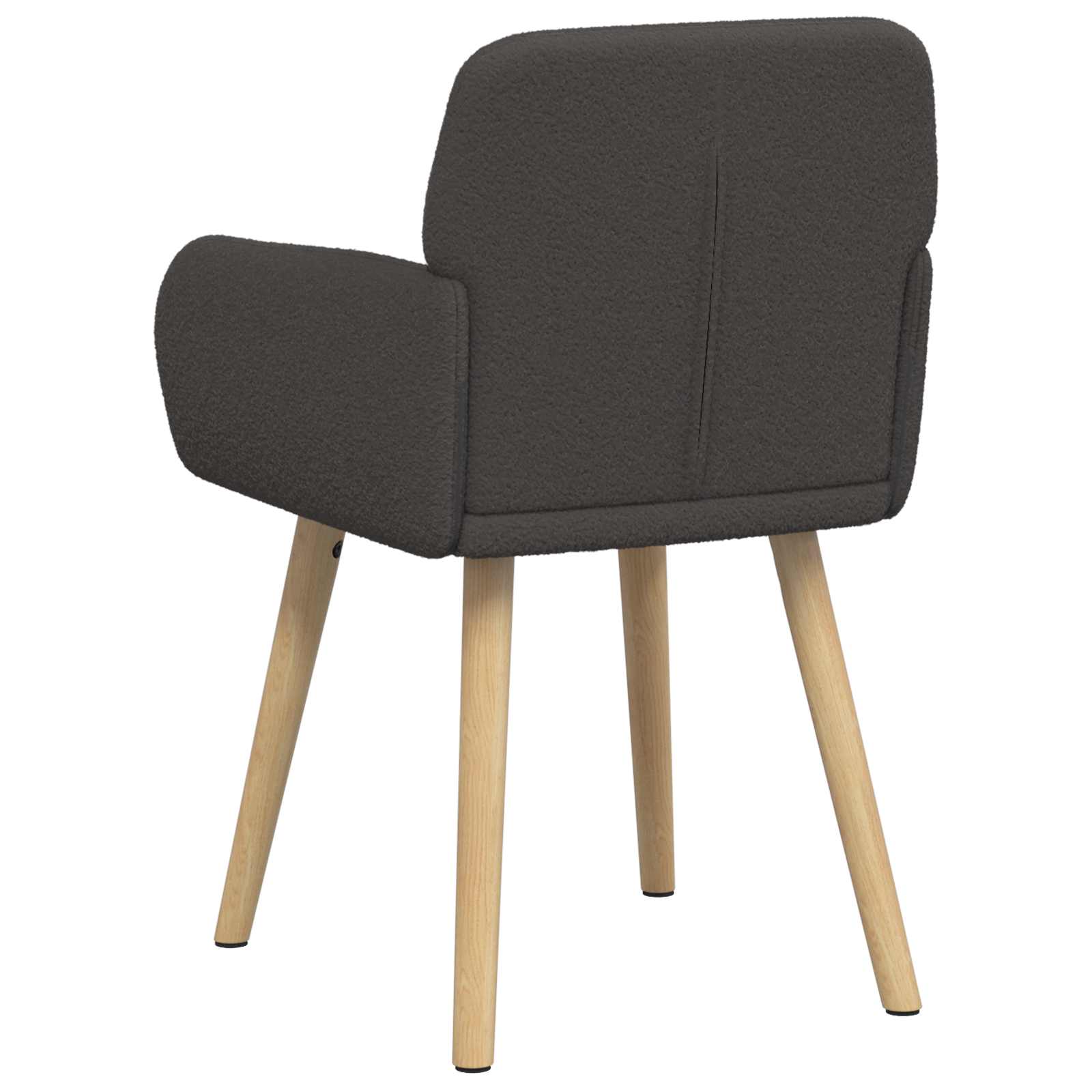 Trpezarijske stolice 2 pcs Bouclé Tamnosiva 59 x 57 x 85 cm