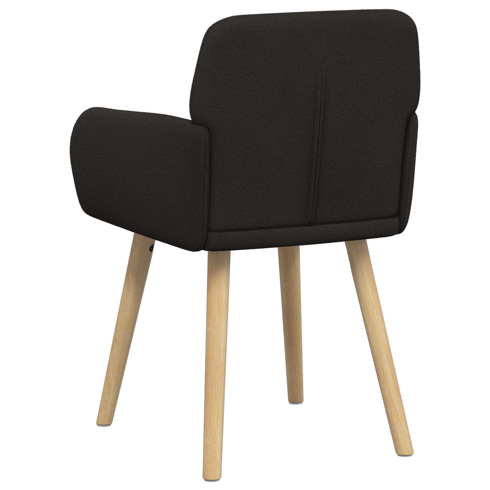 Trpezarijske stolice 2 pcs Bouclé Crna 59 x 57 x 85 cm